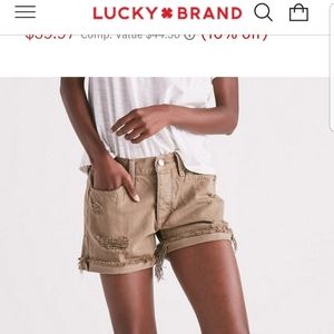Lucky Brand Boyfriend Shorts